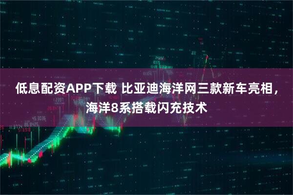 低息配资APP下载 比亚迪海洋网三款新车亮相，海洋8系搭载闪充技术